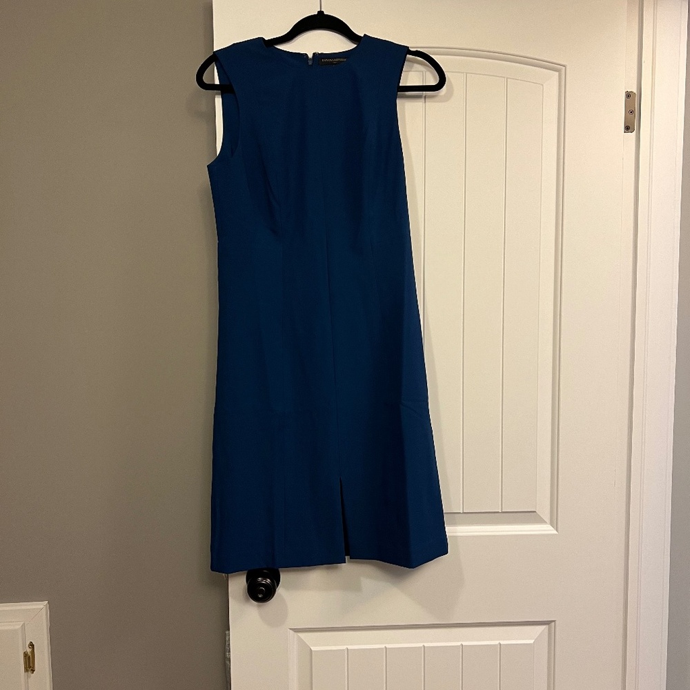 Banana Republic sleeveless dress teal